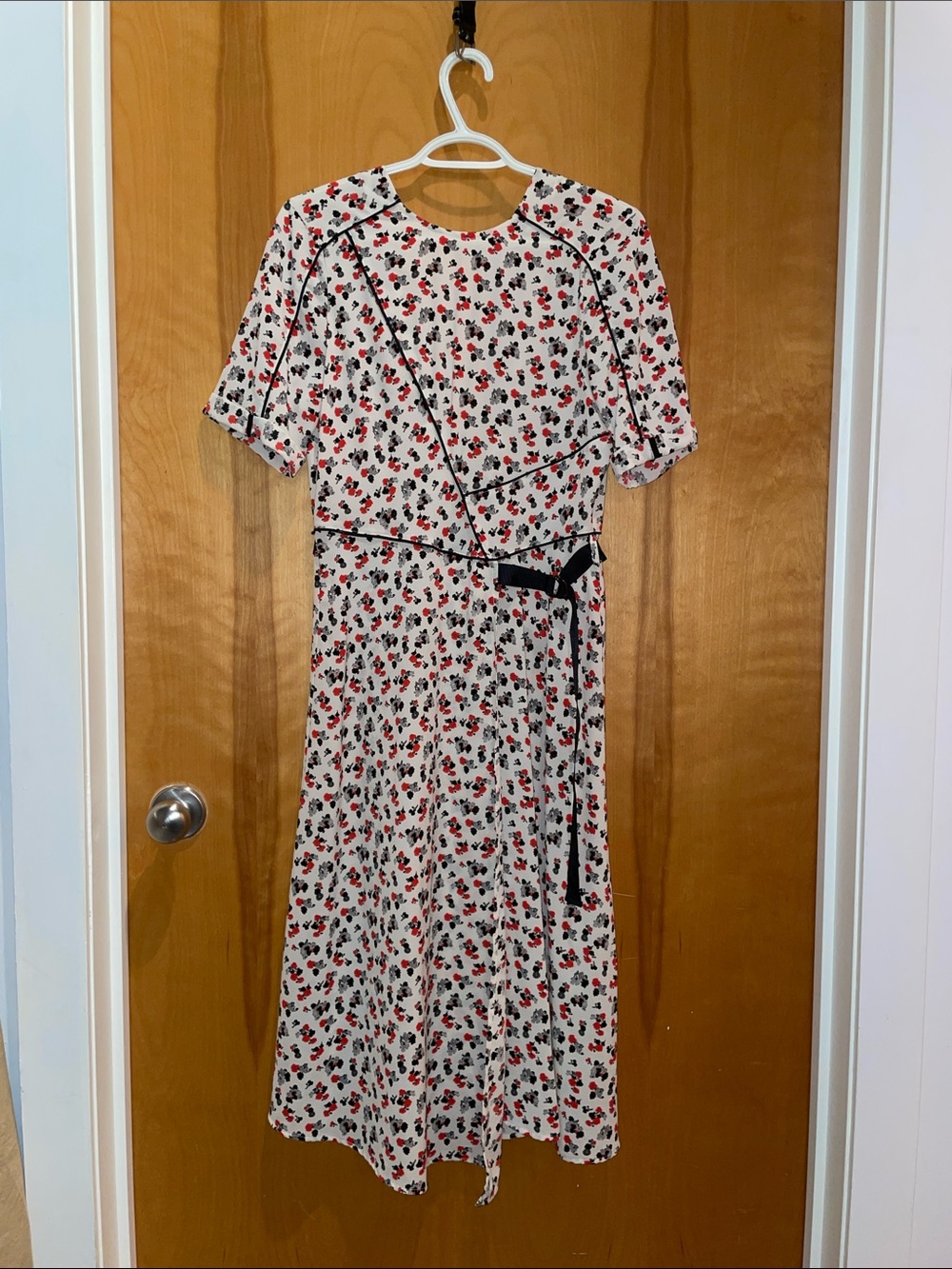 Topshop asymmetrical floral dress